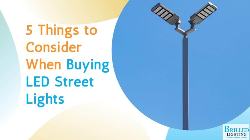 Cost of LED street lights