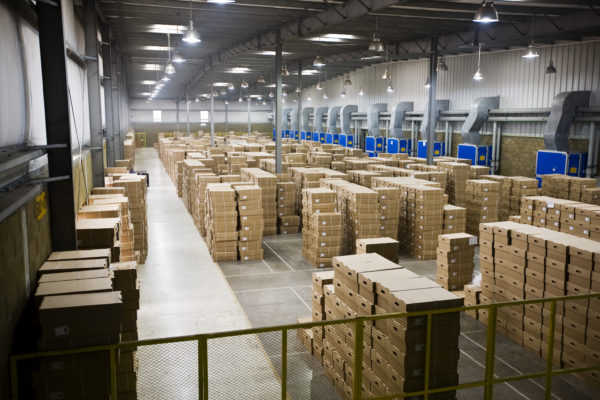 UFO Highbays in Warehouse